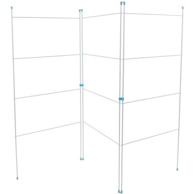 JVL Caravan - ThreePanel - White - Clothes airer JVL Caravan - ThreePanel - White - Clothes airer