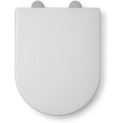 Croydex - Hilier Stick 'n' Lock - D-Shape - Toilet Seat Croydex - Hilier Stick 'n' Lock - D-Shape - Toilet Seat