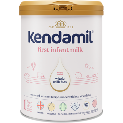 Kendamil 1 First Baby Infant Milk Formula Powder from Birth 800g Kendamil 1 First Baby Infant Milk Formula Powder from Birth 800g