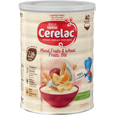 Nestlé - CERELAC Wheat Fruit Milk - 7 months+ - Baby Cereal Nestlé - CERELAC Wheat Fruit Milk - 7 months+ - Baby Cereal