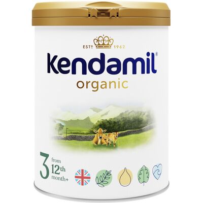Kendamil Organic Toddler Milk Stage 3 12-36 Months 800g Kendamil Organic Toddler Milk Stage 3 12-36 Months 800g