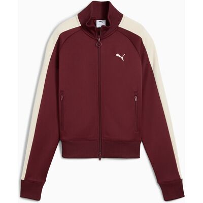 Puma T7 Always On Short Track Jacket - Ruby Shimmer Puma T7 Always On Short Track Jacket - Ruby Shimmer