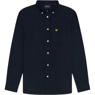 Lyle & Scott Cotton Button Down Oxford Shirt - Dark Navy Lyle & Scott Cotton Button Down Oxford Shirt - Dark Navy