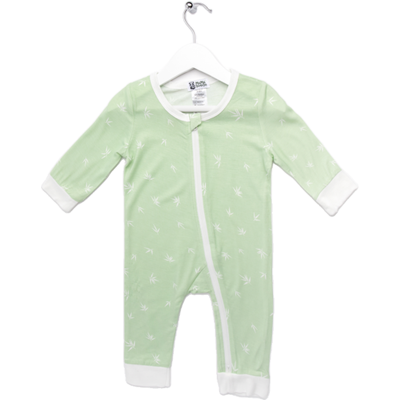 Mama Bamboo Babygrow 12-18 Months Green Bamboo Print Mama Bamboo Babygrow 12-18 Months Green Bamboo Print