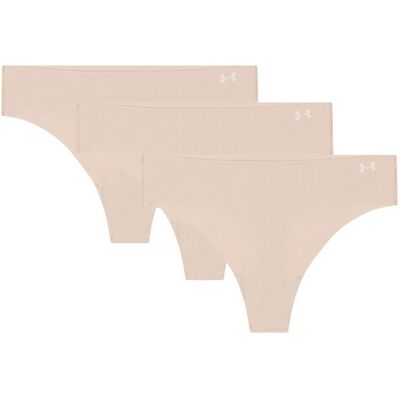 Under Armour Women Pure Stretch 3-Pack No Show Thong Under Armour Women Pure Stretch 3-Pack No Show Thong