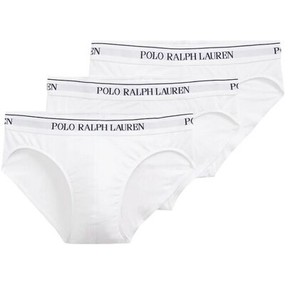 Ralph Lauren Low Rise Brief 3-Pack - White Ralph Lauren Low Rise Brief 3-Pack - White