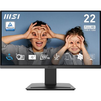MSI PRO MP223 E2 21.45-Inch Full HD Office Monitor - 1920 x 1080 Resolution, 100Hz, Eye-Friendly Screen, Tilt-Adjustable - HDMI 1.4b, DisplayPort 1.2a MSI PRO MP223 E2 21.45-Inch Full HD Office Monitor - 1920 x 1080 Resolution, 100Hz, Eye-Friendly Screen, Tilt-Adjustable - HDMI 1.4b, DisplayPort 1.2a