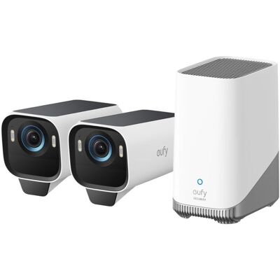 Eufy eufyCam S3 Pro 2-Cam Kit Bullet IP security camera Outdoor 3840 x 2160 pixels Wall - Security Camera Eufy eufyCam S3 Pro 2-Cam Kit Bullet IP security camera Outdoor 3840 x 2160 pixels Wall - Security Camera