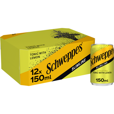 Schweppes Slimline Tonic Water 12 X 150ml Schweppes Slimline Tonic Water 12 X 150ml