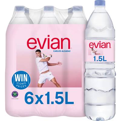 Evian Still 6 x 1.5L Evian Still 6 x 1.5L