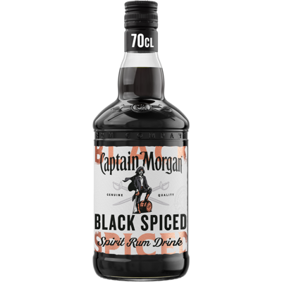 Captain Morgan Black Spiced Rum 70cl Captain Morgan Black Spiced Rum 70cl