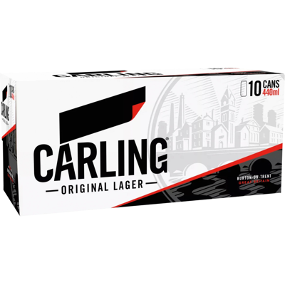 CARLING Original Lager Beer 10 x 440ml CARLING Original Lager Beer 10 x 440ml
