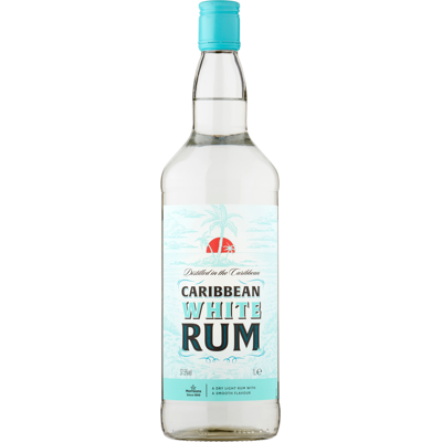 Morrisons Caribbean White Rum 1L Morrisons Caribbean White Rum 1L