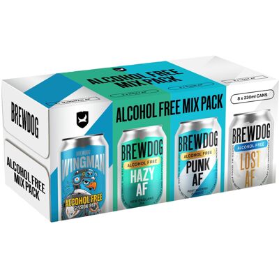 BrewDog Mixed AF Pack 8 x 330ml (0.5% ABV) BrewDog Mixed AF Pack 8 x 330ml (0.5% ABV)