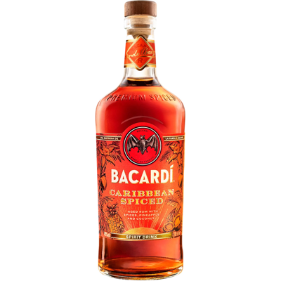 Bacardi Caribbean Spiced 70cl Bacardi Caribbean Spiced 70cl