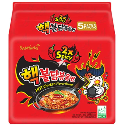 Samyang Buldak Instant Noodles - Extra Spicy - 700g Samyang Buldak Instant Noodles - Extra Spicy - 700g