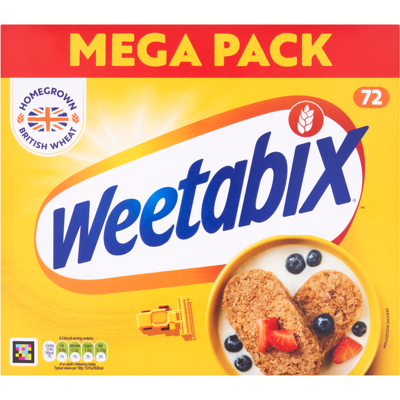 Weetabix Super Size 72 Pack 1.52kg Weetabix Super Size 72 Pack 1.52kg