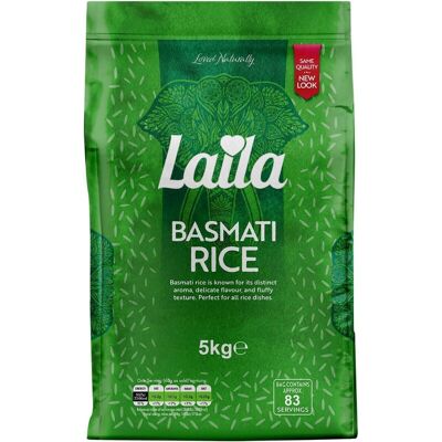 Laila Basmati Rice 5kg Laila Basmati Rice 5kg