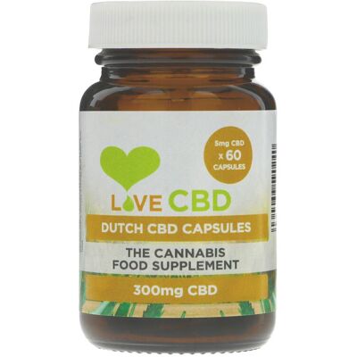 Love CBD Dutch CBD Stress Support Capsules 5mg - 60 Capsules Love CBD Dutch CBD Stress Support Capsules 5mg - 60 Capsules