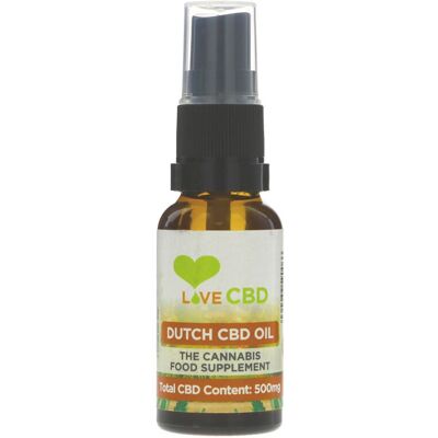 Love CBD Dutch CBD Stress Support Oil 500mg - 20ml Love CBD Dutch CBD Stress Support Oil 500mg - 20ml