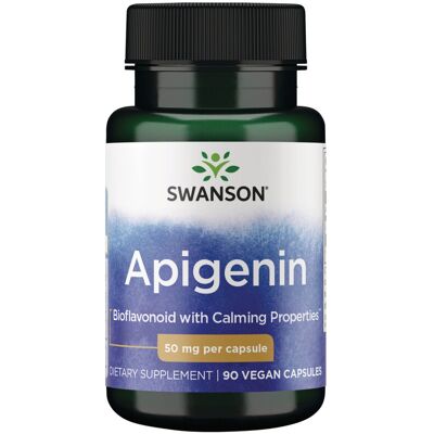 Swanson Apigenin 50 MG 90 Capsules - Dietary Supplements Swanson Apigenin 50 MG 90 Capsules - Dietary Supplements
