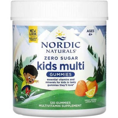 Nordic Naturals Kids Multi Zero Sugar Orange Lemon Gummies - Multivitamin for children 4+ Nordic Naturals Kids Multi Zero Sugar Orange Lemon Gummies - Multivitamin for children 4+