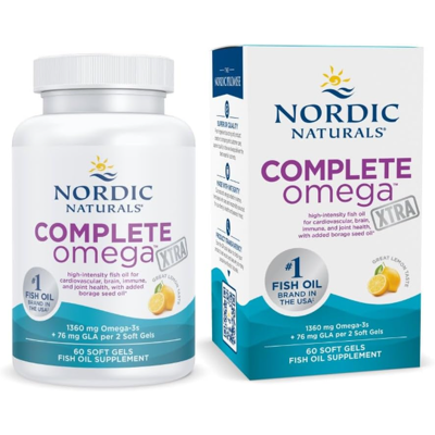 Nordic Naturals Complete Omega Xtra - Omega-3, 6, 9 - 60 Softgels Nordic Naturals Complete Omega Xtra - Omega-3, 6, 9 - 60 Softgels