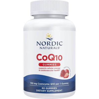 Nordic Naturals Strawberry CoQ10 Gummies - Heart & Energy Support Nordic Naturals Strawberry CoQ10 Gummies - Heart & Energy Support