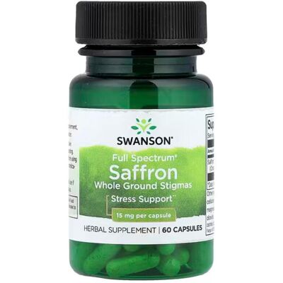Swanson Saffron Whole Ground Stigmas - Supplement Swanson Saffron Whole Ground Stigmas - Supplement