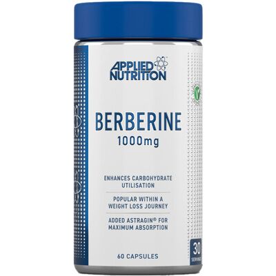 Applied Nutrition Berberine Blood Sugar Support 1000mg Vegan Capsules - 60 Capsules Applied Nutrition Berberine Blood Sugar Support 1000mg Vegan Capsules - 60 Capsules