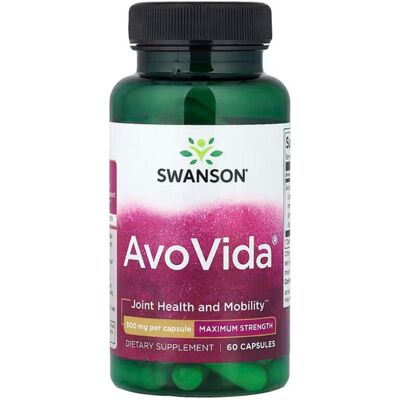 Swanson AvoVida 300mg Maximum Strength Capsules - Supports Joint Health Swanson AvoVida 300mg Maximum Strength Capsules - Supports Joint Health