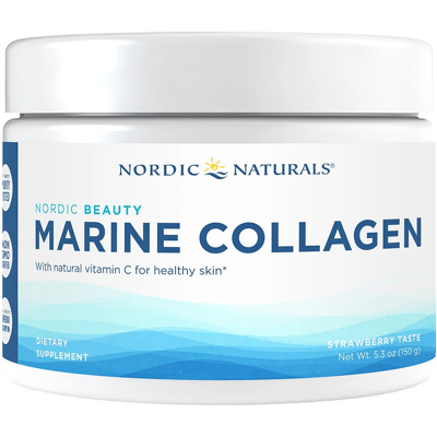 Nordic Naturals Marine Collagen Strawberry - Marine Collagen - 150 g Nordic Naturals Marine Collagen Strawberry - Marine Collagen - 150 g