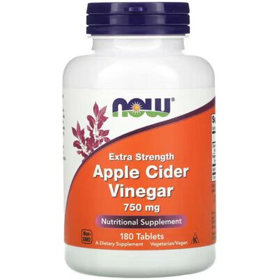 Now Foods Apple Cider Vinegar Extra Strength 750 mg - Dietary Supplement Now Foods Apple Cider Vinegar Extra Strength 750 mg - Dietary Supplement