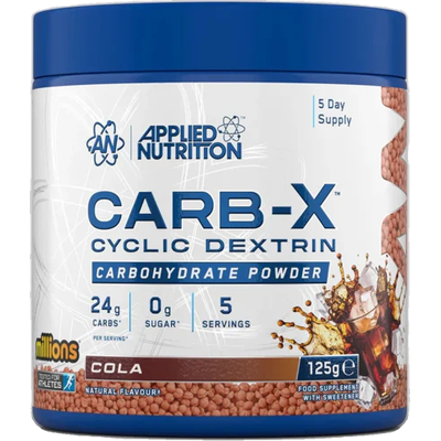Applied Nutrition Carb X Carbohydrate Energy Powder Cola Millions Flavour - 125g Applied Nutrition Carb X Carbohydrate Energy Powder Cola Millions Flavour - 125g