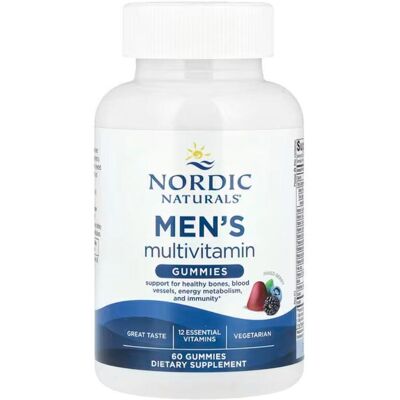 Nordic Naturals Men's Multivitamin Gummies - Mixed Berry - 60 gummies Nordic Naturals Men's Multivitamin Gummies - Mixed Berry - 60 gummies