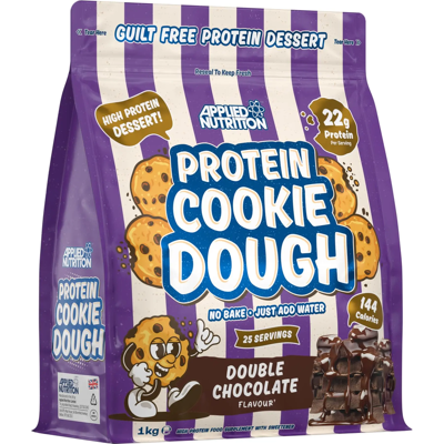 Applied Nutrition Protein Cookie Dough Dessert - Double Chocolate 1000g Applied Nutrition Protein Cookie Dough Dessert - Double Chocolate 1000g