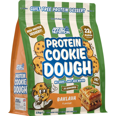 Applied Nutrition Protein Cookie Dough Dessert - Baklava - 1000g Applied Nutrition Protein Cookie Dough Dessert - Baklava - 1000g