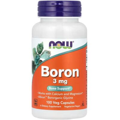 Now Foods Boron 3 MG - Supports Healthy Bones - Dietary Supplements Now Foods Boron 3 MG - Supports Healthy Bones - Dietary Supplements