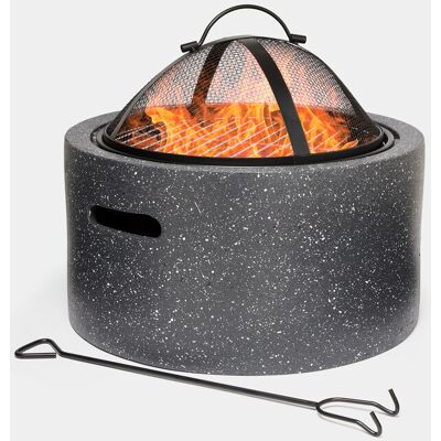 Vonhaus Fire Pit 2-in-1 with BBQ Cooking Grill Vonhaus Fire Pit 2-in-1 with BBQ Cooking Grill