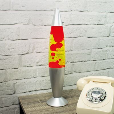Global Gizmos 48850 Lava Lamp - Classic 16in Tall - Red & Yellow Light Global Gizmos 48850 Lava Lamp - Classic 16in Tall - Red & Yellow Light
