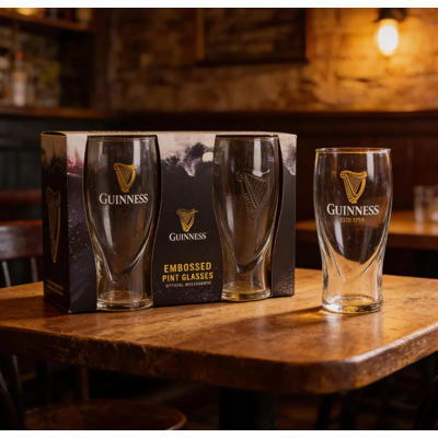 Shamrock Gift Co. Guinness Half Pint 2 Pack - Livery - Glass Shamrock Gift Co. Guinness Half Pint 2 Pack - Livery - Glass