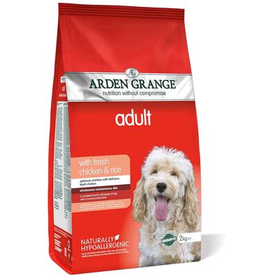 Arden Grange Adult Chicken Rice Dog Food - Dog Food Arden Grange Adult Chicken Rice Dog Food - Dog Food