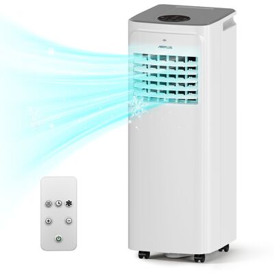 ELECCI 9000 BTU Mobile Air Conditioner, 3-in-1 AC Unit with Cooling, Dehumidifier & Fan, Remote Control & 24H Timer, Energy Class A, R290 Refrigerant, Window Kit Included, for Rooms up to 30 m² ELECCI 9000 BTU Mobile Air Conditioner, 3-in-1 AC Unit with Cooling, Dehumidifier & Fan, Remote Control & 24H Timer, Energy Class A, R290 Refrigerant, Window Kit Included, for Rooms up to 30 m²
