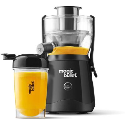 Nutribullet Magic Bullet Juicer 10 Pieces Set, Black, 470ml, 400W, Centrifugal Silicone & Stainless Steel, Compact Design, Dishwasher Safe Nutribullet Magic Bullet Juicer 10 Pieces Set, Black, 470ml, 400W, Centrifugal Silicone & Stainless Steel, Compact Design, Dishwasher Safe