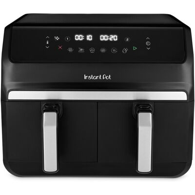 Instant Pot Vortex 8L Dual Drawer Air Fryer, Black, 4L Baskets, 8 in 1, Black Instant Pot Vortex 8L Dual Drawer Air Fryer, Black, 4L Baskets, 8 in 1, Black