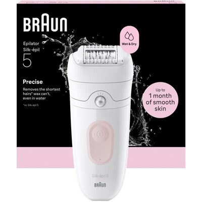 Braun Silk-épil 5-000 Epilator for Easy Hair Removal, Wet & Dry Use, Lasting Smooth Skin Braun Silk-épil 5-000 Epilator for Easy Hair Removal, Wet & Dry Use, Lasting Smooth Skin
