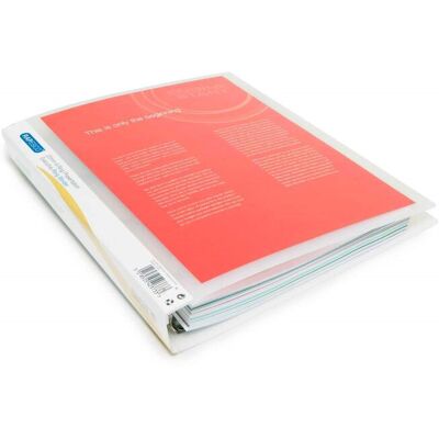 Rapesco Rapseco A4 Ring Binder Clear, Pack of 10 Rapesco Rapseco A4 Ring Binder Clear, Pack of 10