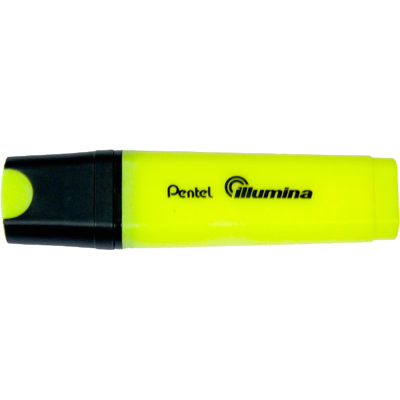 Pentel Illumina Highlighter Yellow Pack of 12 Pentel Illumina Highlighter Yellow Pack of 12