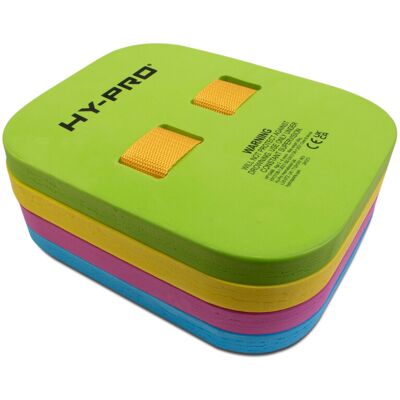 Hy-Pro Kids Swimming Float Back Block Foam Multicoloured Hy-Pro Kids Swimming Float Back Block Foam Multicoloured