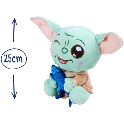 Star Wars The Mandalorian and Grogu 25cm Grogu with Lizard Plush Soft Toy Star Wars The Mandalorian and Grogu 25cm Grogu with Lizard Plush Soft Toy